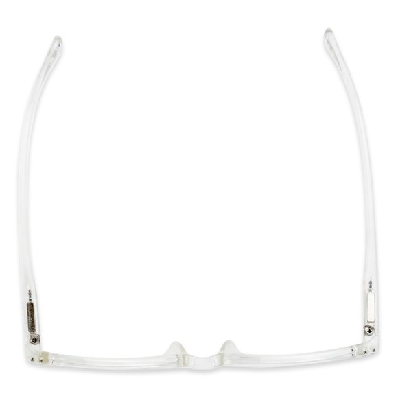 Clear Frame Wayfarer Readers 2.5 Strength NEW w/Case - Picture 7 of 11